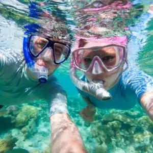 Private snorkeling charter in Islamorada