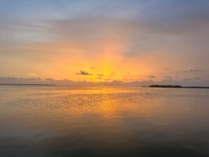 Vibrant Sunset Over the Waters of Islamorada, Florida
